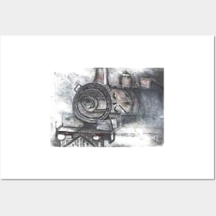 Steam Train Posters and Art